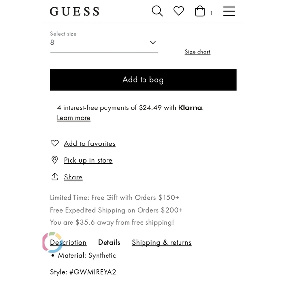 NWOT Guess Mireya Over The Knee Boots - Picture 6 of 10